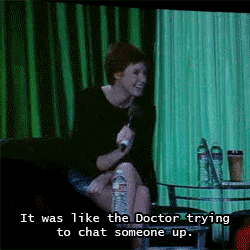 elsinore-rose:  forgivenalwaysandcompletely:  Karen Gillan on the funniest thing she remembers from her time on Doctor Who with Matt Smith. ECCC March 30th 2014  #I’VE NEVER BEEN SO HAPPY IN ALL MY LIFE #REMEMBER WHEN MATT TOLD THIS STORY LIKE TWO