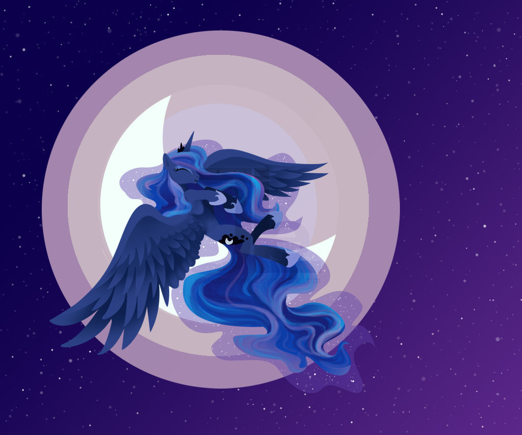 epicbroniestime:  allponyarebestpony:  Moon Princess by ~JoelletheNose  Sabés, dijiste