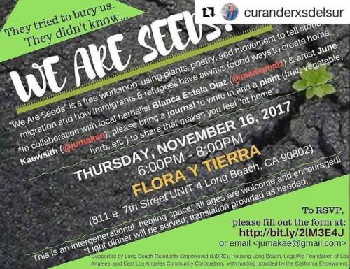 #Repost @curanderxsdelsur (@get_repost)・・・From @jumakae - Excited to offer a plant ancestors and st