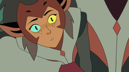 children-of-the-apocalypse:The Moment Catra Realized Scorpia Would Do Anything To Protect Her