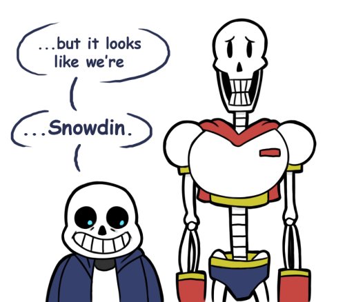 captainjerkface:  Papyrus realized that the town’s name is a pun and is freaking out. 