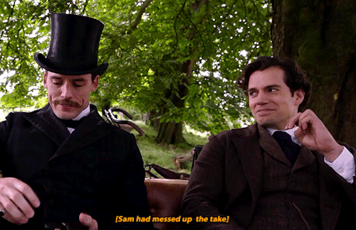 henrycavilledits: HENRY CAVILL and SAM CLAFIN Enola Holmes (2020) Bloopers