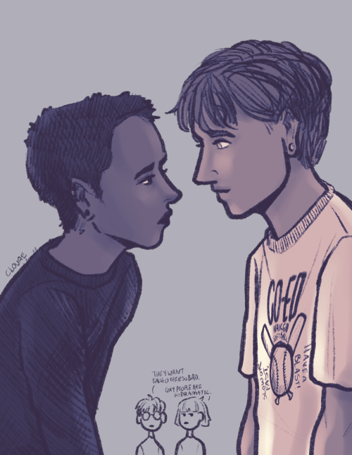 Little Sketch From @griddlebait's Semi-charmed Kinda Life Because I Love It And I Love 90's Dyke Drama