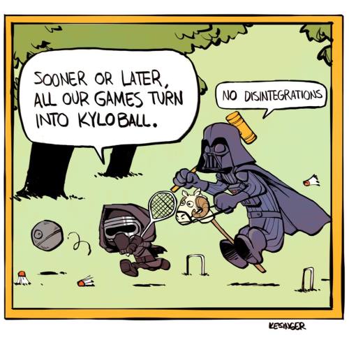 xombiedirge:    Star Wars/Calvin and Hobbes Mash ups by Brian Kesinger   