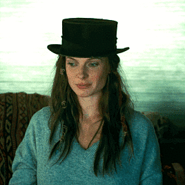 rebeccalouisaferguson:Crow Daddy: How are you coming at her?Rose the Hat: Well. she’ll be asleep. I’