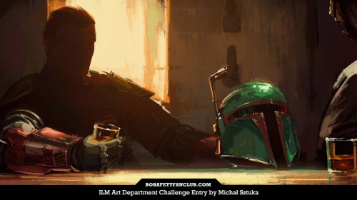 ILM Art Department Challenge entry featuring #BobaFett by Michal Sztuka of PolandMore from the artis