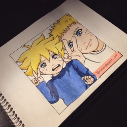 superdreamerr:  Finished drawing Boruto and