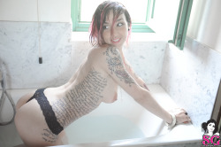 thedarksideofgruff:    Tifereth  - Sunbathing  Click Here For More Suicide girl   