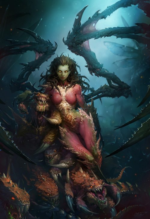 quarkmaster:  Kerrigan - Queen of Blades by tully    