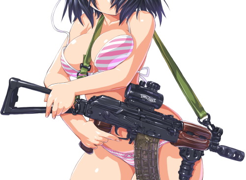 chicks with guns~ <3