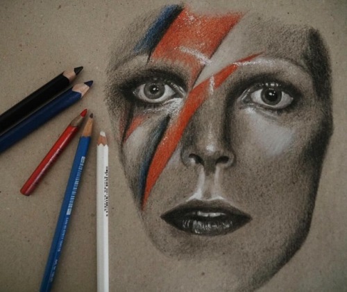 “To me David Bowie is a huge inspiration—he wasn’t afraid to stand out and be different. I wan