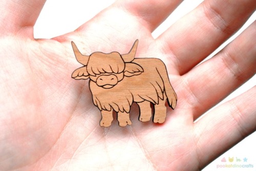Do you find these new Scottish Highland cow pins adora-bull?They’re now available in the Pooka