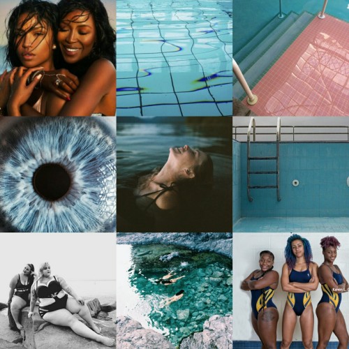 sapphic-moodboards: swimmer wlw ✨