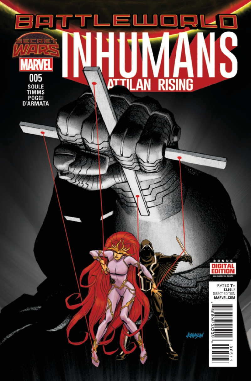 Queen Medusa has defied Doom - and brought the wrath of the Thor Corps down on Attilan and the Inhumans. Now, teamed with the resistance she had been ordered to destroy, Medusa aims to take the fight back to Doom…
It’s all happening in Inhumans:...