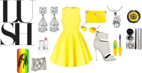 sunshine by ami-elliott-porter featuring apple iphone casesAQ AQ yellow dress$340 - mobile.harrods.c