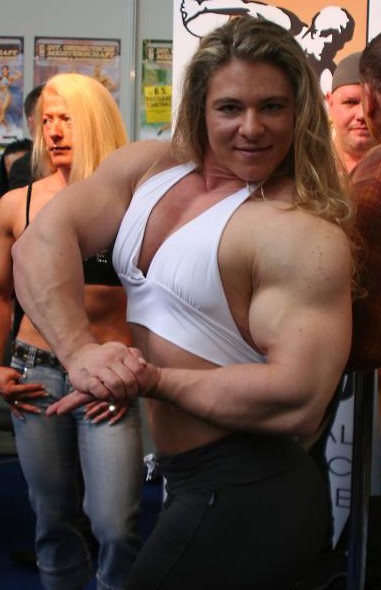 zimbo4444:  ..Conny Brandt..so beautifully massive! ..stats: 5′ 6″ and 210 lbs. ..best