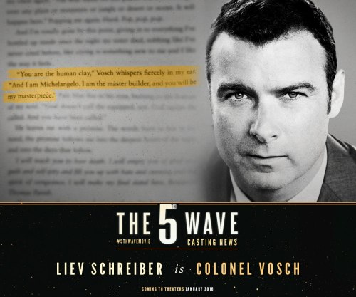 the5thwave:
“ Liev Schreiber joins the cast of The 5th Wave movie as Colonel Vosch!
”
It’s all happening!
