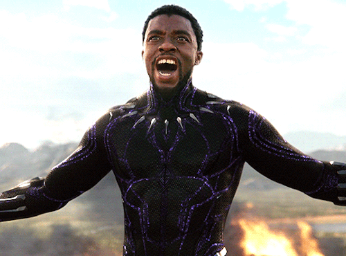 weiszs:Chadwick Boseman as T’Challa in Black Panther (2018)