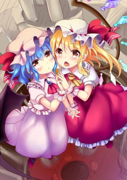 flandre scarlet and remilia scarlet (touhou) adult photos