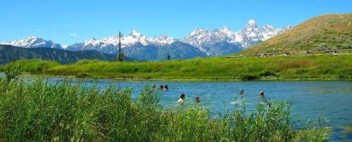 Kelly Warm SpringsSlightly Northeast of Jackson Hole, Wyoming, just past the town of Kelly, there is