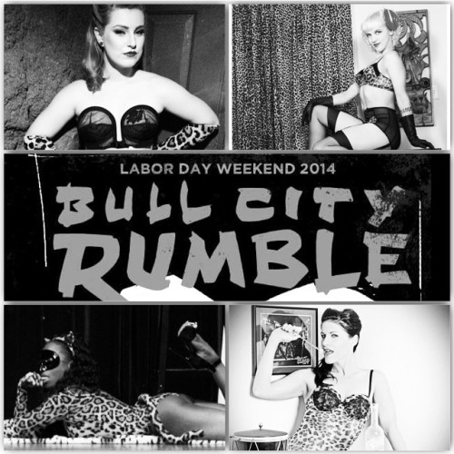 The Bull City Rumble 10 Rock and Roll Burlesque show follows the vintage motorcycle show on August 3