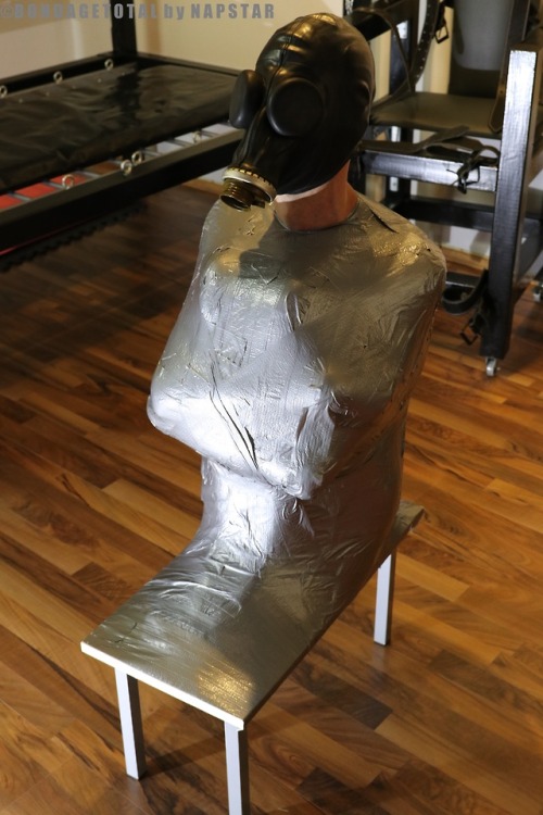 bondagetotal:ducttape statue