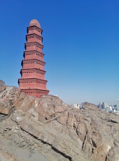 picturesofchina:The pagoda on Red Mountain in Urumqi, Xinjiang