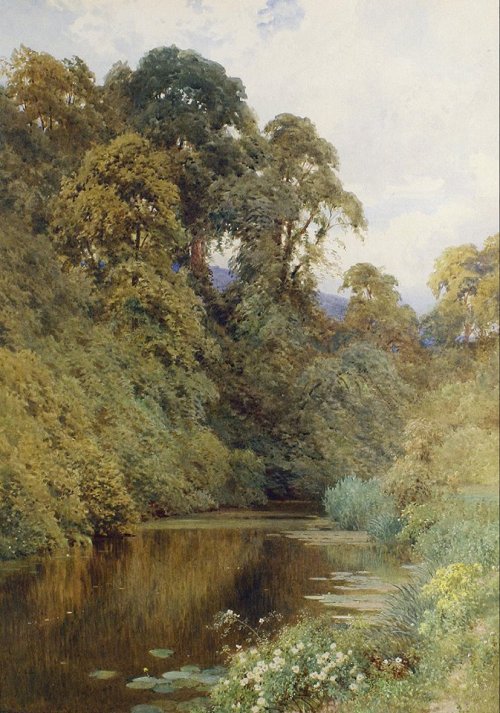 seabois:Harry Sutton Palmer  (1854 — 1933)     The River Mole, near Dorking 