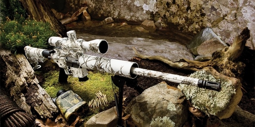 gunrunnerhell:  AA 17 HMR An AR-15 variant made by Alexander Arms, it’s chambered