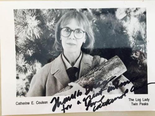 oldfilmsflicker:I KNOW CATHERINE, THE LOG LADY is still raising funds: http://kck.st/2KwsLQC  This d