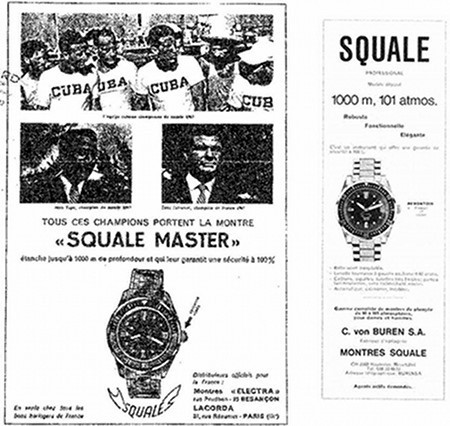 Instagram Repost
squaleofficial  Finding a precise, reliable, waterproof diving watch that could withstand high depths was no easy task in the 60s. Charles Von Büren, together with Squale watchmakers, brought to light iconic models like Squale Master, an inimitable instrument that would meet the needs of professional divers. ⁠ [ #squalewatch #monsoonalgear #divewatch #watch #toolwatch ]