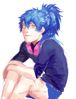 doodlething:  why am I drawing Aoba again when I could draw any of the other hotties 