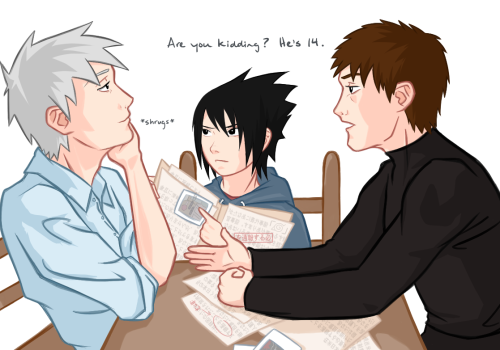 more Bookends AU shenanigans in which Kakashi is an unofficial consultant for the local police and S