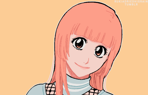 rukiadriedhisrain:Orihime with a hime hairstyleinsp from @371am​ art!