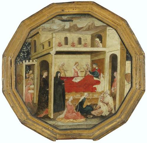 Desco da parto by Bartolomeo di Fruosino, 1428