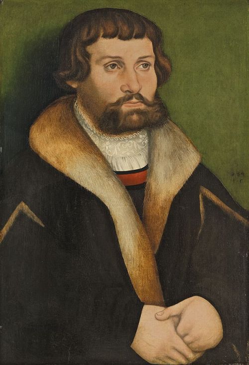 the-paintrist:Hans Cranach - Portrait of a bearded man - 1534Hans Cranach (ca. 1513-1537), also know
