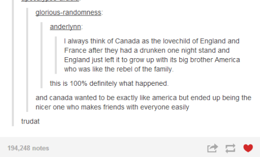 zanjeki:  malvalen:  lorrainelola:  My favorite Canadian posts. Happy Canada Day,