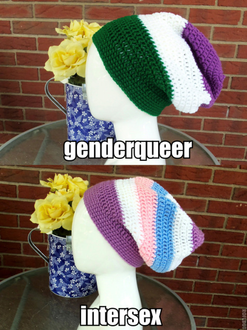 octopodian: societyinfluenced: stevienitram: Since I first introduced my pride beanies back in June,