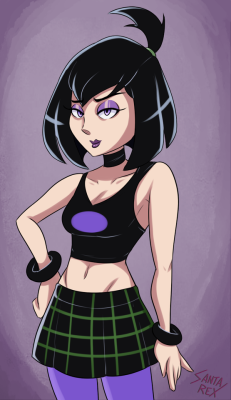 Santarex:goth-Ober, Pic06Sam Manson From Danny Phantom~ Drawn In My Style!