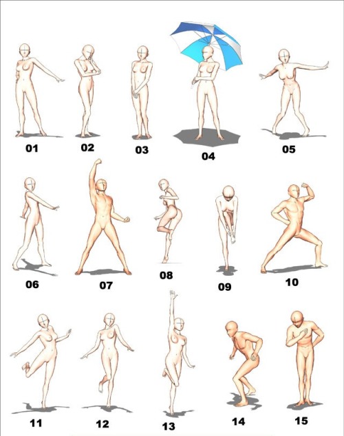 anatoref: Pose References by Modelfactory