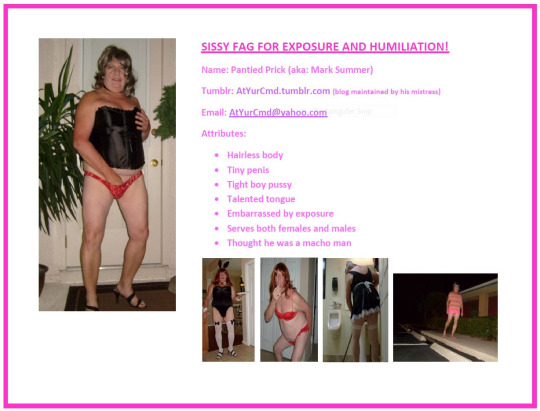Expose my Sissy Boy - He hates it - LOL