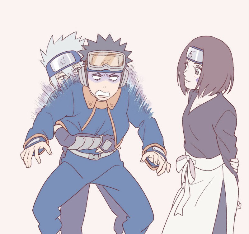 Naruto on Tumblr: Image tagged with rin, obito, kakashi
