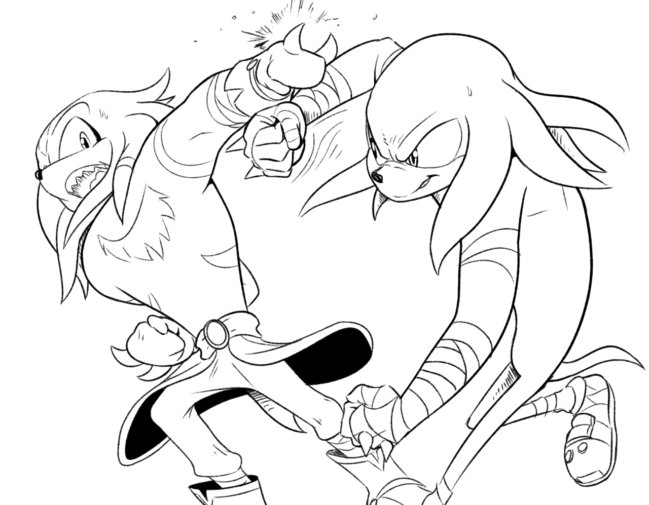 dawminoart:  More sonic-related art requests for /StHG/ I did. 