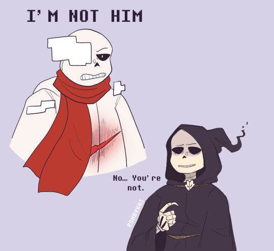 Image tagged with afterdeath reaper!sans geno!sans on Tumblr