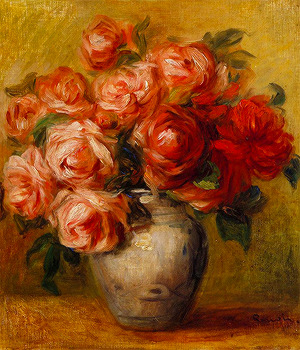 soundsofmyuniverse:Flowers by Pierre-Auguste Renoir (1841-1919)