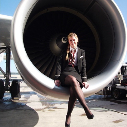 Beautiful Flight Attendant Aircraft girl porn pictures