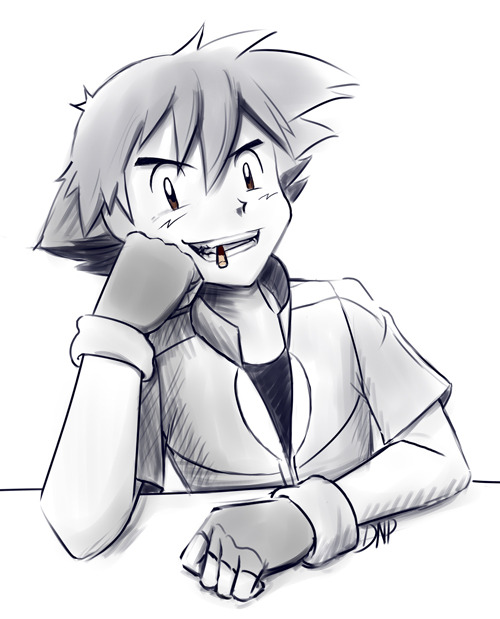 scribblekin:  I’m late Pocky Day was the 11th, but here’s a thing for Satoshi