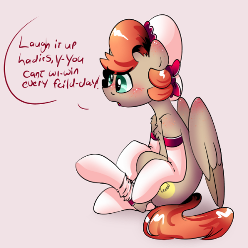 pega-pony-art:In order for the opposite team to go back to their original team, the mare/colt SCOUTS compete in field day competition. Winner takes trophy and team mate back!D’aww X3
