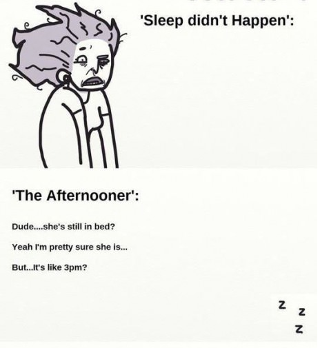  I’m  the Grumpus, the Afternooner, or Sleep Didn’t Happen. Depends.