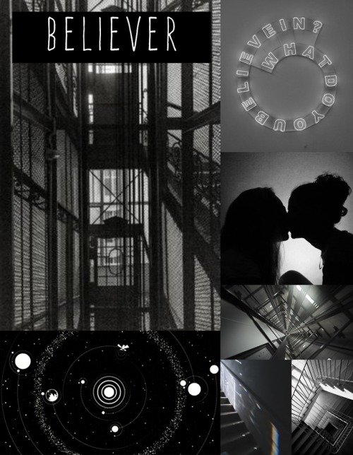 insomniac-dot-ink:Mood board by @toofewtrueblue !! thank you :Dfor upcoming story Believer: On a pla